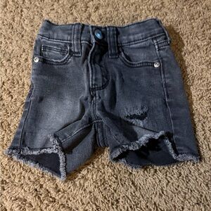 Old Navy Kids Distressed Black Denim Shorts